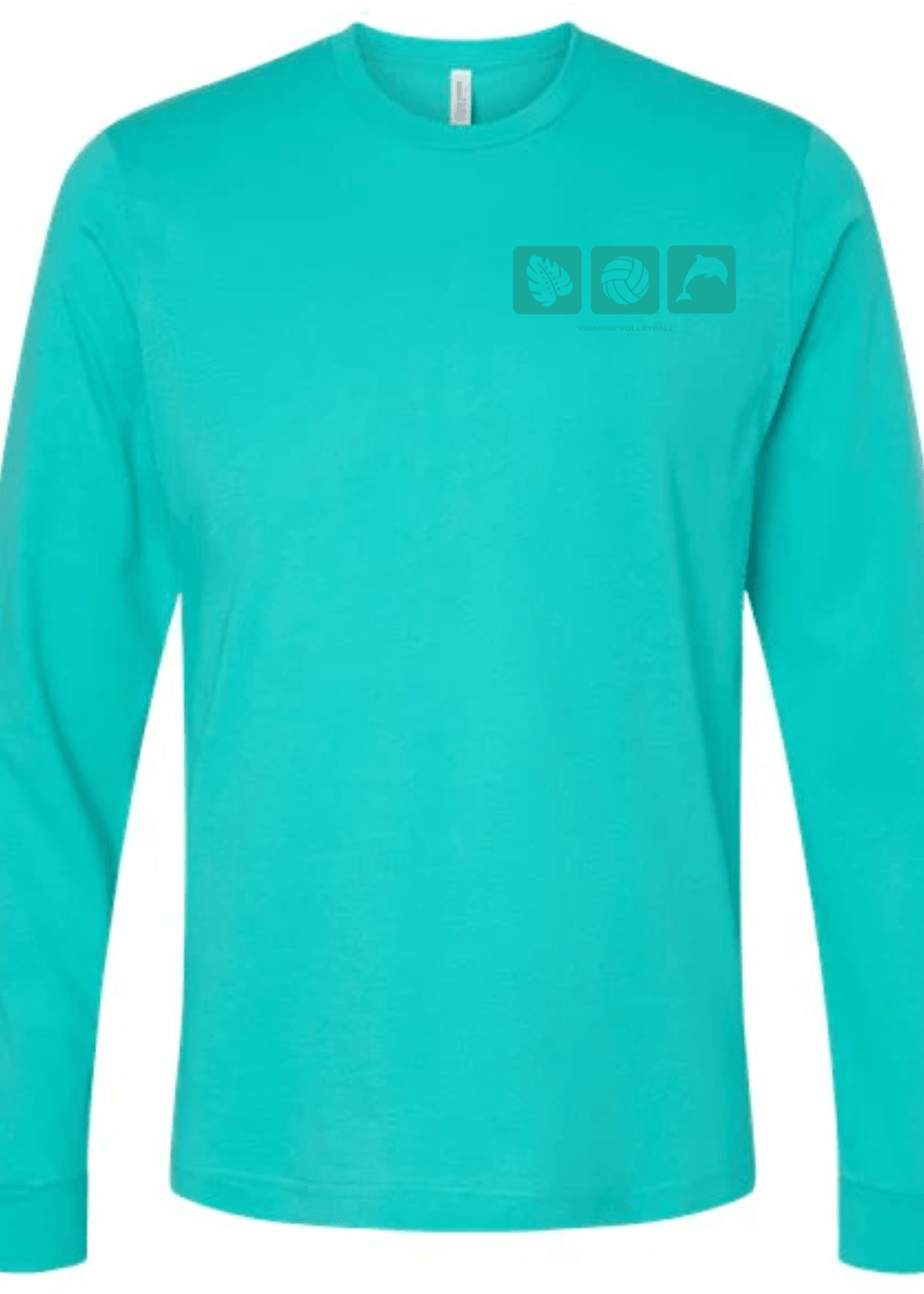 Teal Coastal Vibes Long Sleeve Tee